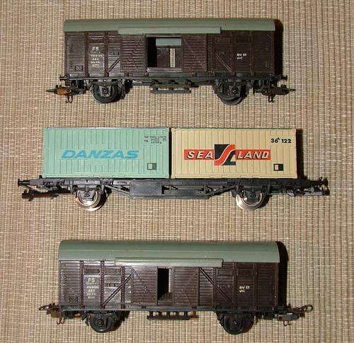 LIma Mixed Container & Hopper wagons