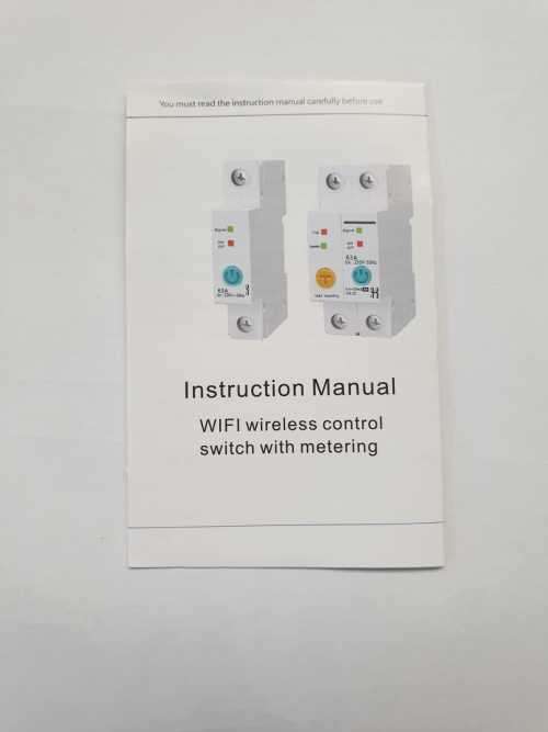 63A Din Rail WIFI Circuit Breaker Smart Switch Remote Control by Ewelink APP for Smart Home 18mm 63A