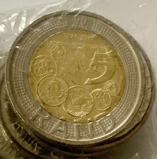 SEALED BAG *** 2011 SARB 90th Anniversary R5 *** 20 COINS *** BID PER BAG