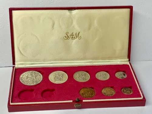 1980 Proof Set (No Gold) - Includes R1 Silver - in SA Mint Box.