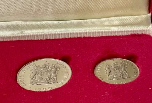 1980 Proof Set (No Gold) - Includes R1 Silver - in SA Mint Box.