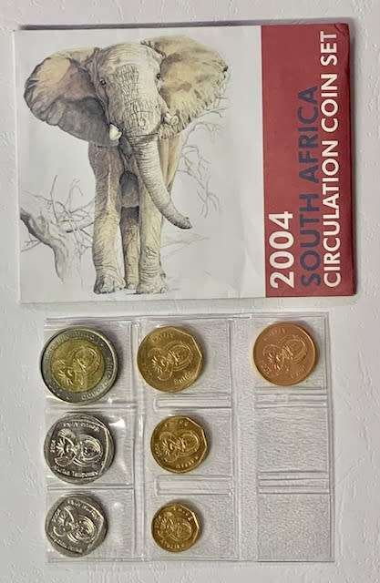 2004 SA Mint Pack Set - Circulated Coin Set - Still Sealed