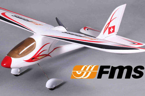 fms red dragonfly 900mm rtf 4 channel 2.4