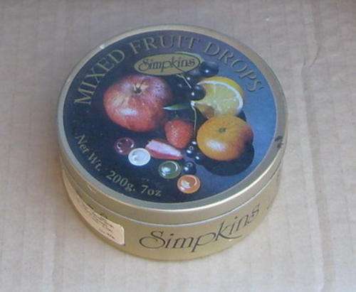Job lot of 3 x SIMPKINS sweets tins