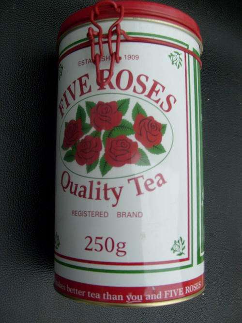 Five Roses Tea Tin