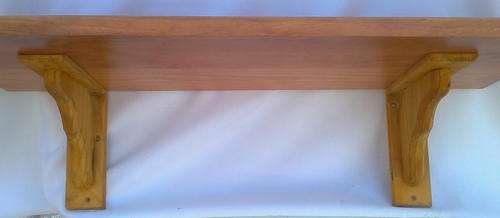 PINE DISPLAY RACK WITH FITTED BRACKETS #3