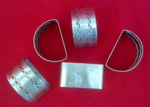 5 EPNS NAPKIN RINGS