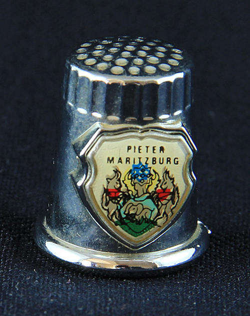 "Pietermaritzburg" SOUVENIR THIMBLE.