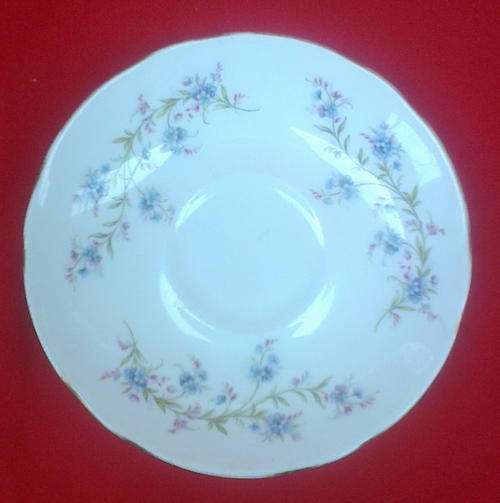ROYAL DUCHESS BONE CHINA "Tranquility" SAUCER, made in England.