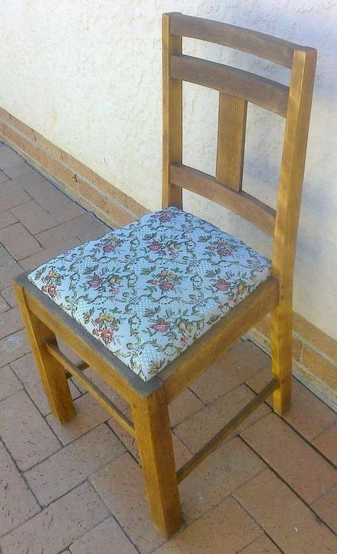 OAK (and yellowood?) OCCASIONAL HIGHBACK CHAIR - **Only for BoB user "Jenny S" to complete**