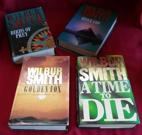 4 x Wilbur Smith novels