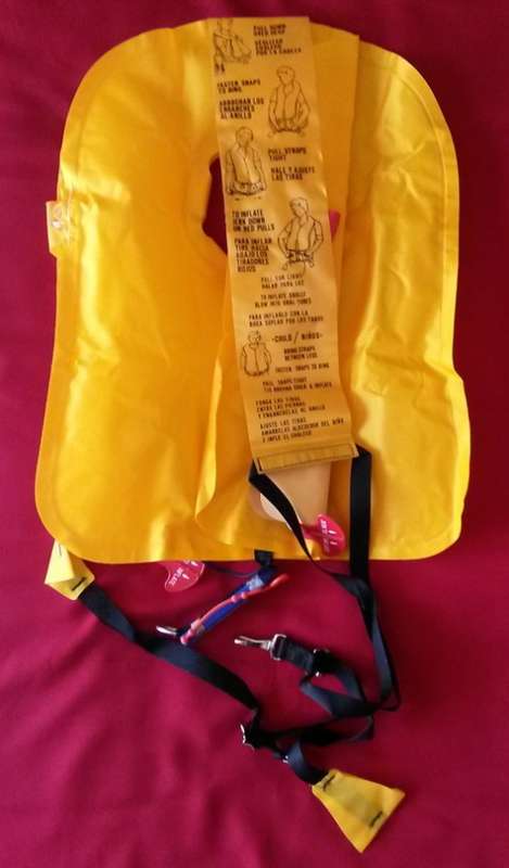 Vintage life jackets/vests (5) in unused condition - bidding per each