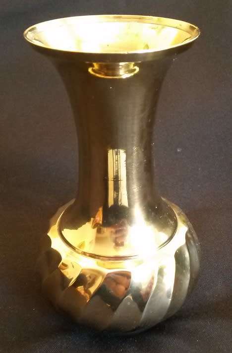 Beautiful vintage brass vase