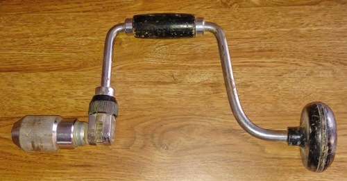 Vintage 4 jaw brace drill