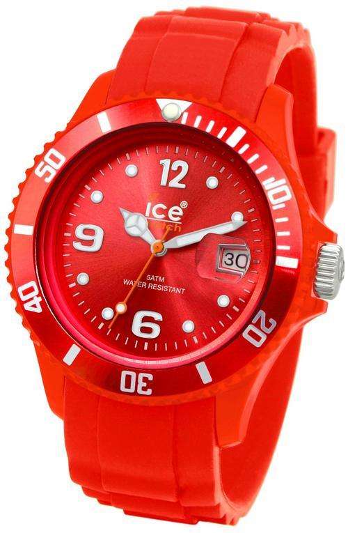 ICE WATCH (RED) WITH ALL RETAIL PACKAGING CARRY BAG, BOX, INSTRUCTIONS AND 2 YEAR WARANTY
