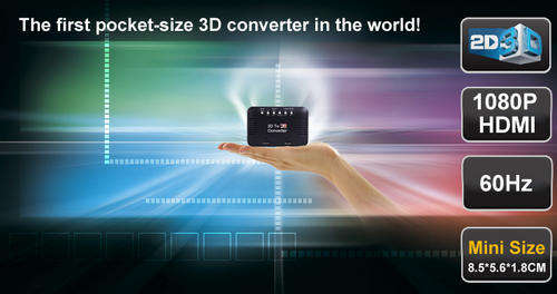 FREE 4 pairs of glasses ## 2D to 3D CONVERTER WATCH EVERYTHING IN 3D even on your 2D HD TV - AMAZING