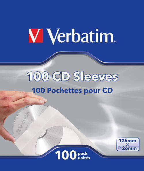 Verbatim CD sleeves - 100 pack