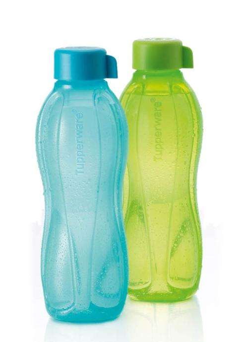 Tupperware on the go drinking bottle (1L) new green colour