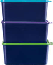 Tupperware Store Smart Set ( 5L x 2) PURPLE & BLUE LIDS