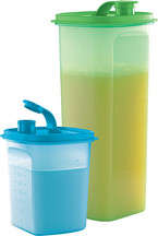 Tupperware  Slimline Pitcher Large Set 2L & 1L