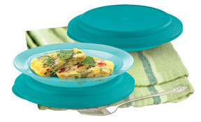 Tupperware breakfast bowls/ plates ( 550ml x 2)
