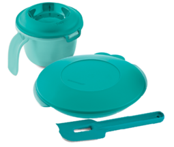 Tupperware Mini Microwaveable Rice Cooker 550ml & SPATULA