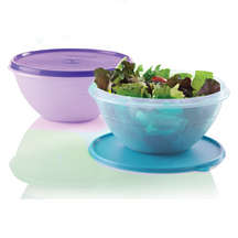Tupperware Wonderlier Bowls Large Set (2.4L x 2)AQUA ONLY