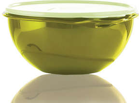 Tupperware "thats a bowl' 3L x 1 PEACH WITH WHITE LID
