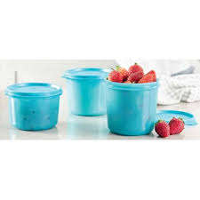 Tupperware  Small round bowl set 650ml, 550ml & 450ml
