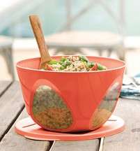 Tupperware Outdoor Dining Bowl 4.3L LARGE ORANGE