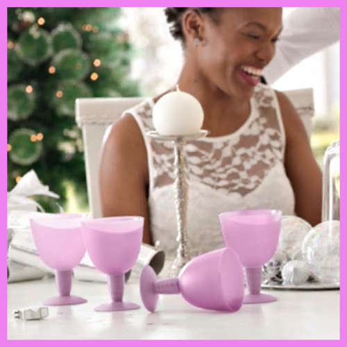 Tupperware Goblets (330ml x 4)