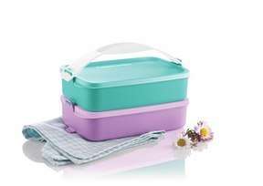 Tupperware Click-to-go Set with handle (900ml x 2)