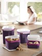 Tupperware Signature Line Set 1.2L, 2.6L, 4L & 5.5L CLASSIC NEW COLOURS PURPLE