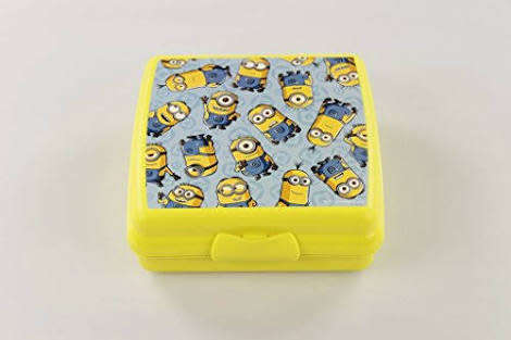 Tupperware Minion lunch Set (lunch box & 500ml screw cap bottle or oyster and 350ml