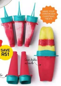 Tupperware  Lollitups 6 moulds