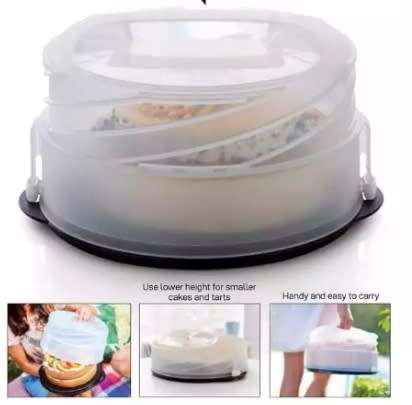 Tupperware Collapsible Cake Server High