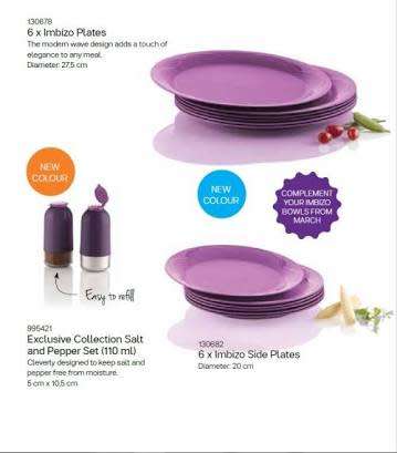Tupperware  Imbizo large plates 4