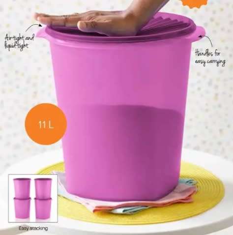 Tupperware Decorator Canister 11L