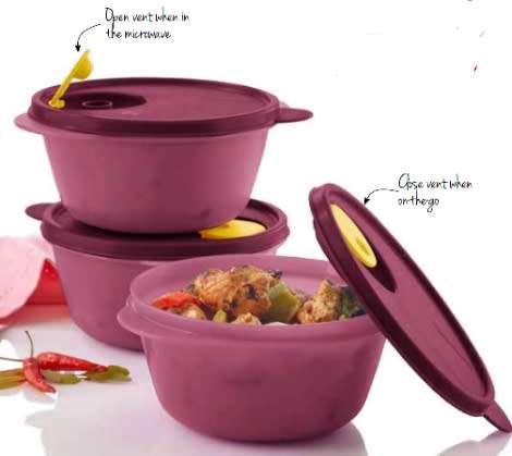 Tupperware Crystalwave Round 800ml ONLY, MICROWAVEABLE!!