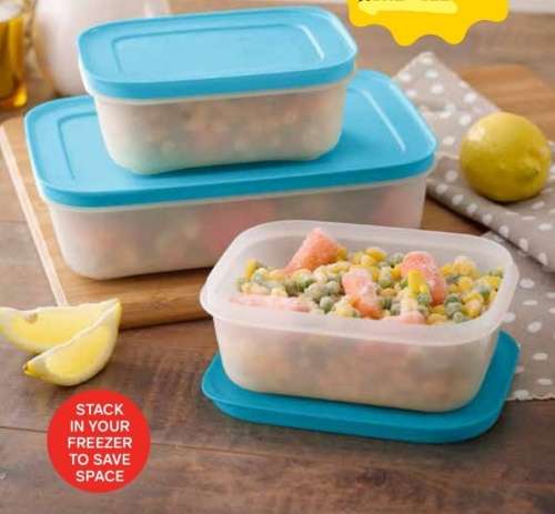 Tupperware Freezer Mates Set (3 items)1L, 2 x 450ml IDEAL SPACE SOLUTIONS