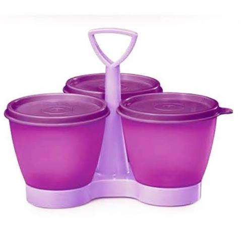 Tupperware condimate Server Set ALSO AVAILABLE IN PURPLE