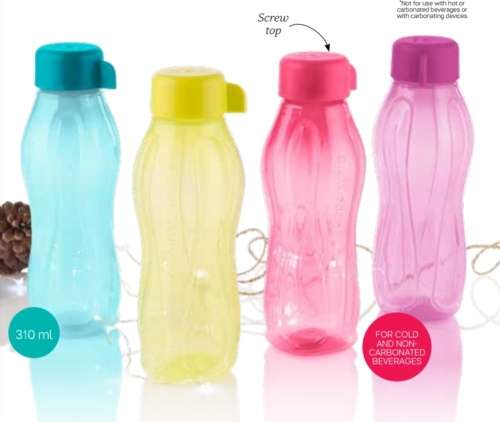 Tupperware on the go drinking bottle 350ml x 1 ASSORTED COLOURS