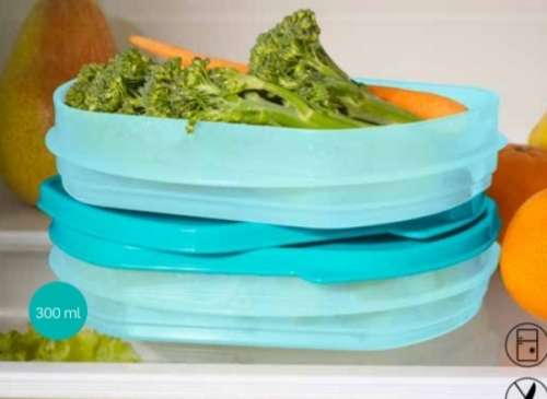 Tupperware  Half Fridge stackables ( 300ml x 2)