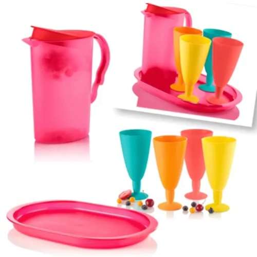 Tupperware Goblets (500ml x 4)