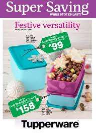 Tupperware Cubic set  1x 1.4L CERISE & 2 X 1L TEAL