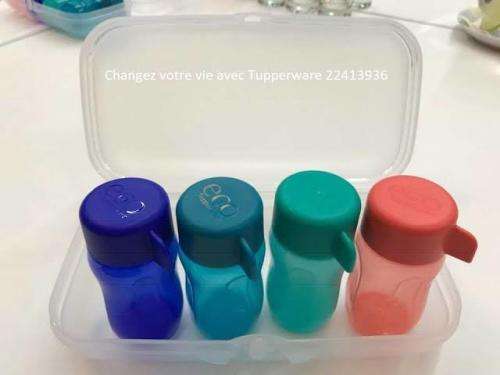 Tupperware  Oyster Oblong & ECO BOTTLE 90ml x 4