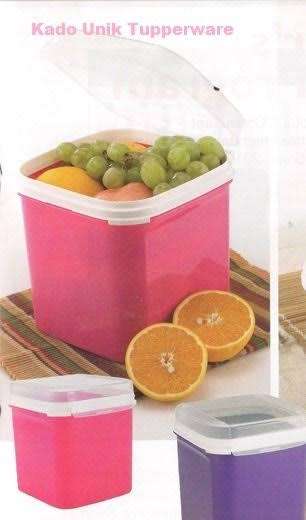 Tupperware Signature Line 3L Square 2 CLASSIC &TIMELESS PINK