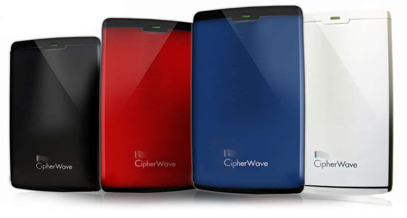 2.5" External HDD CipherWave 500GB Aluminium body + Pouch USB 3.0/2.0