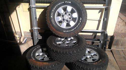 Toyota Hilux 4 x 15" mags with BF Goodrich All Terrain tyres