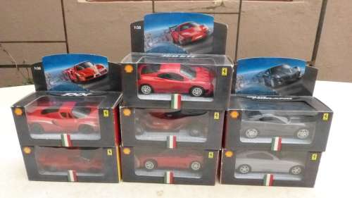 7x Shell V power Ferrari Set. See pictures and dcription
